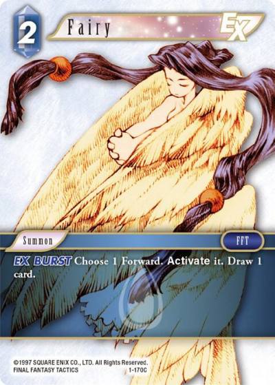 Fairy EX 1-170C Opus I Final Fantasy card