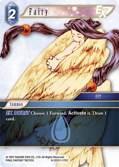 Fairy EX 8-125C/1-170C Opus VIII Final Fantasy card