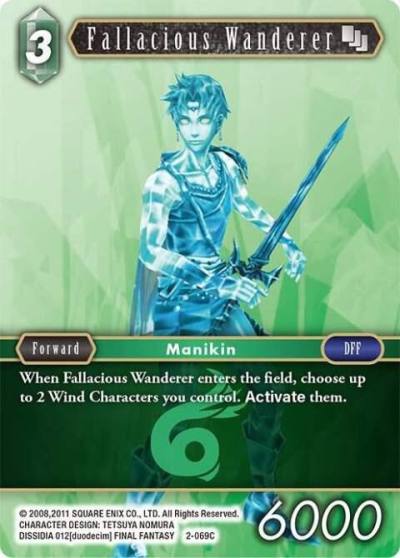 Fallacious Wanderer 2-069C Opus II Final Fantasy card