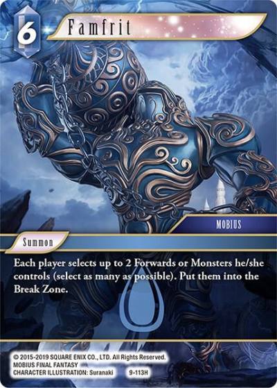 Famfrit 9-113H Opus IX Final Fantasy card