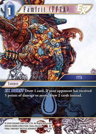 Famfrit FFTA EX 11-113R Opus XI Final Fantasy card