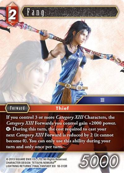 Fang 18-013R Resurgence of Power Final Fantasy card