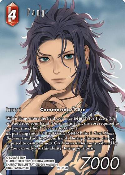 Fang Full Art 26-015H Gunslinger in the abyss Final Fantasy card