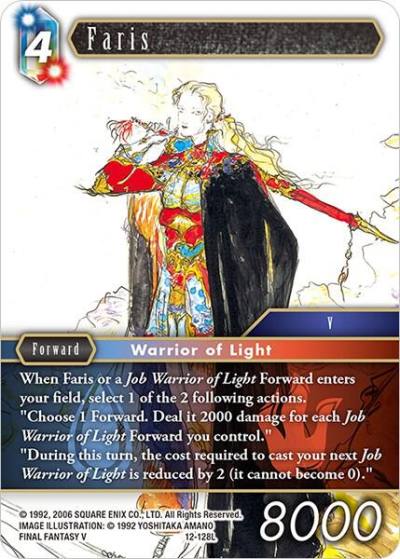 Faris 12-128L Opus XII Final Fantasy card