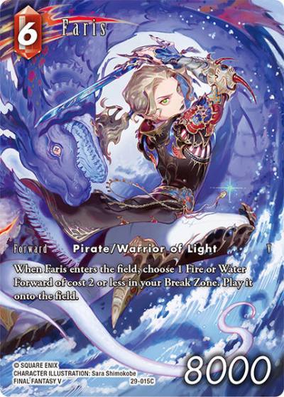 Faris (Full Art) 29-015C Blissful Eternity Final Fantasy card