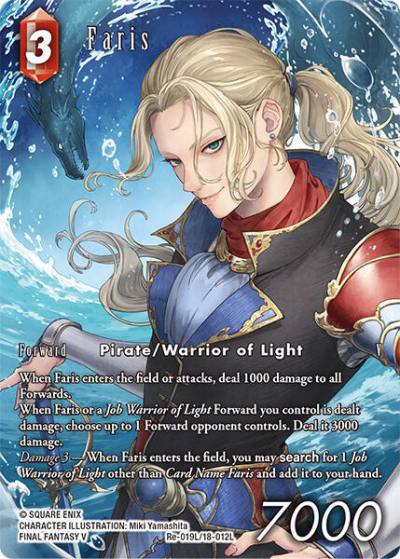 Faris Full Art Re-019L/18-012L Legacy Collection Final Fantasy card