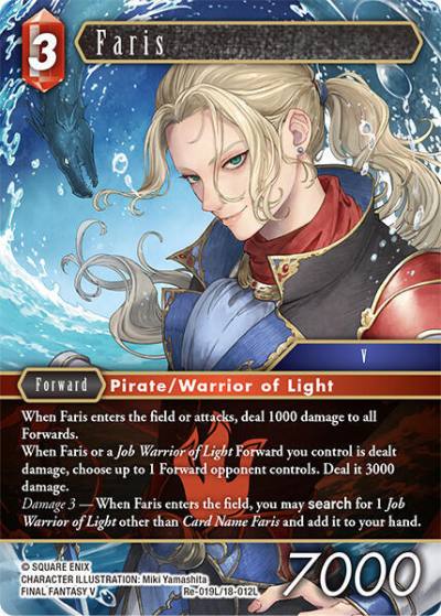 Faris Re-019L/18-012L Legacy Collection Final Fantasy card