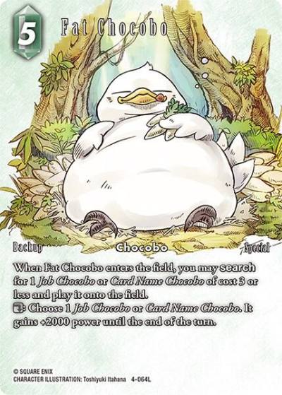 Fat Chocobo 4-064L Hidden Hope Final Fantasy card