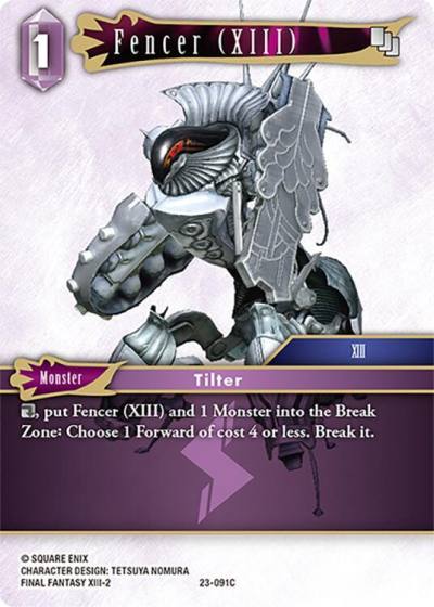Fencer XIII 23-091C Hidden Trials Final Fantasy card