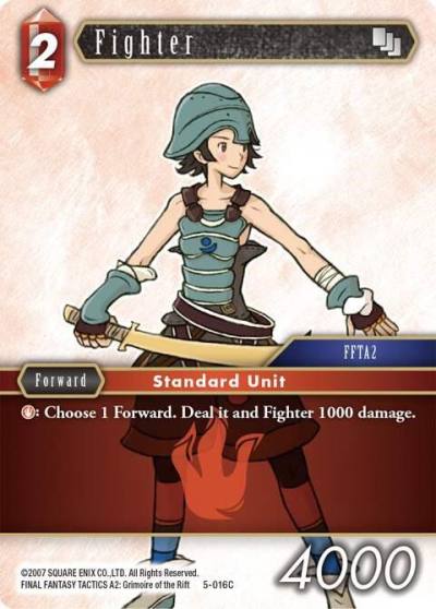 Fighter 5-016C Opus V Final Fantasy card
