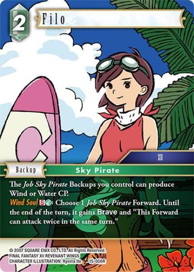 Filo 15-056R Crystal Dominion Final Fantasy card