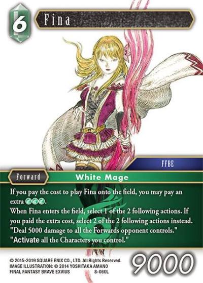 Fina Legend 8-060L Opus VIII Final Fantasy card