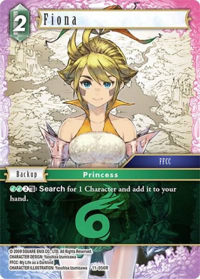 Fiona 11-056R Opus XI Final Fantasy card