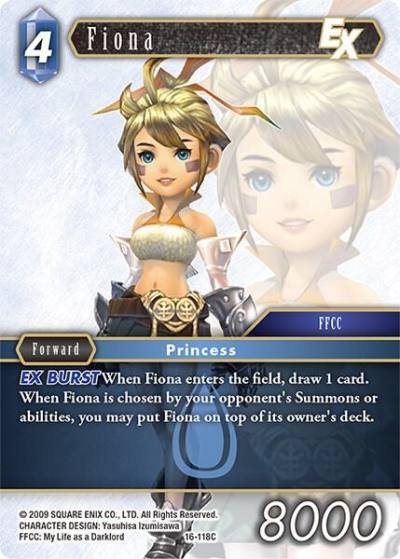Fiona EX 16-118C Emissaries of Light Final Fantasy card