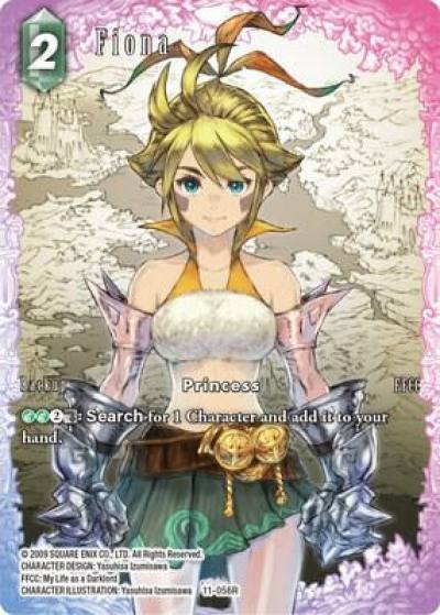 Fiona Full Art 11-056R Opus XI Final Fantasy card