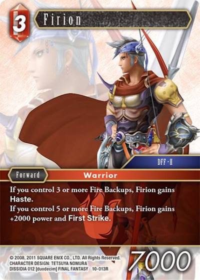 Firion 10-013R Opus X Final Fantasy card