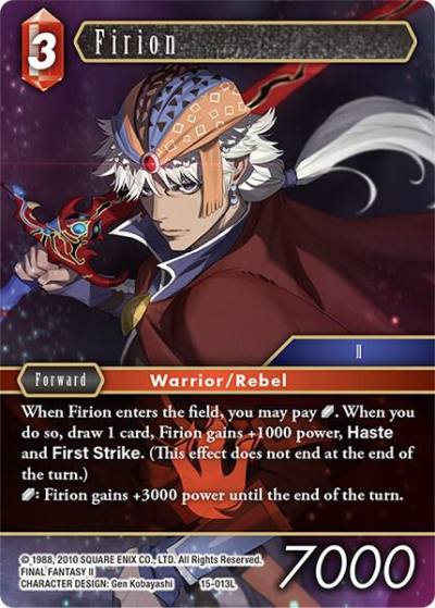 Firion 15-013L Crystal Dominion Final Fantasy card