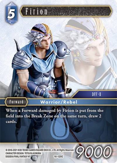 Firion 16-120C Emissaries of Light Final Fantasy card