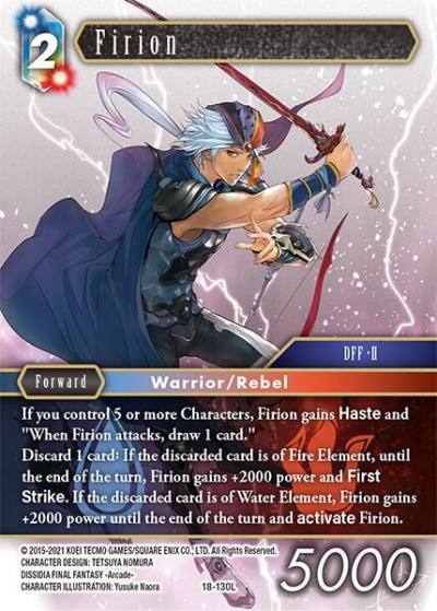 Firion 18-130L Resurgence of Power Final Fantasy card