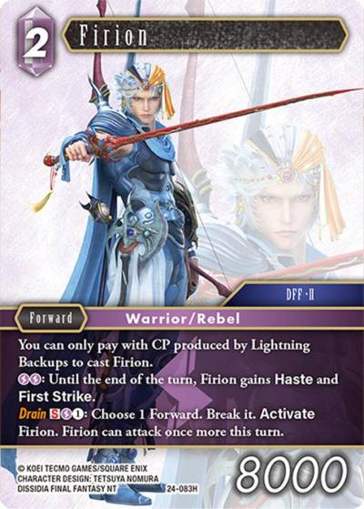 Firion 24-083H Hidden Legends Final Fantasy card