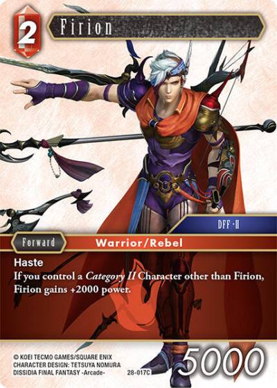 Firion 28-017C Dreamlike Oceans Final Fantasy card