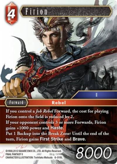 Firion 6-019L Opus VI Final Fantasy card