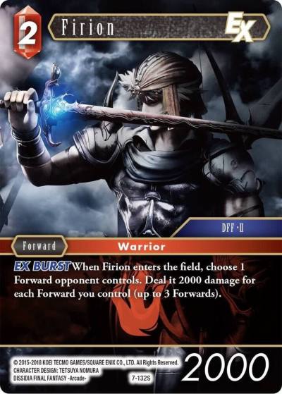 Firion EX 7-132S Opus VII Final Fantasy card