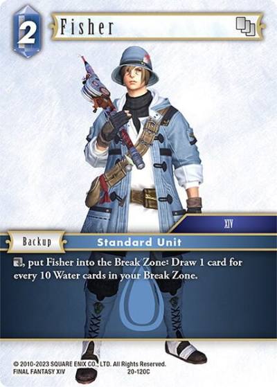 Fisher 20-120C Dawn of Heroes Final Fantasy card