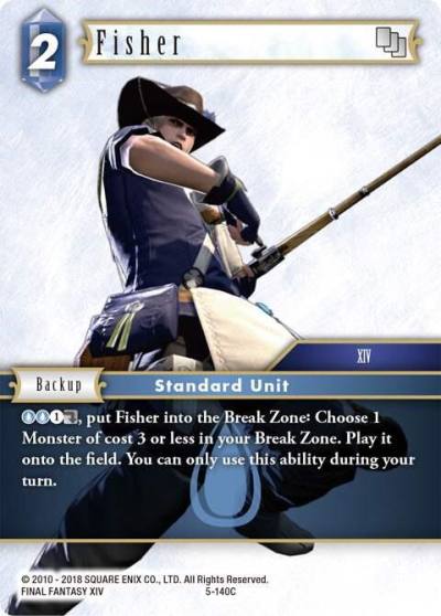 Fisher 5-140C Opus V Final Fantasy card