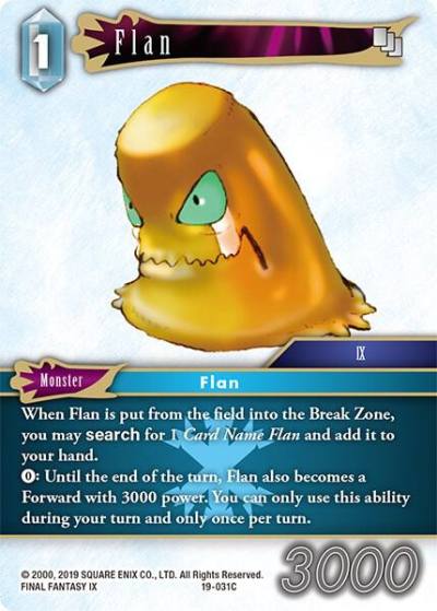 Flan 19-031C From Nightmares Final Fantasy card
