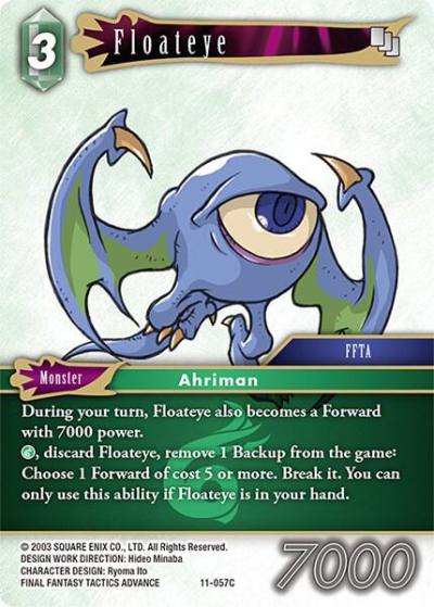 Floateye 11-057C Opus XI Final Fantasy card