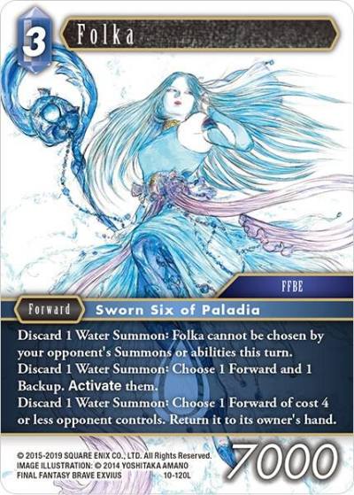 Folka 10-120L Opus X Final Fantasy card