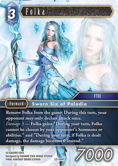 Folka 22-104R Hidden Hope Final Fantasy card