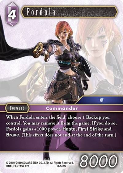 Fordola 8-147S Opus VIII Final Fantasy card