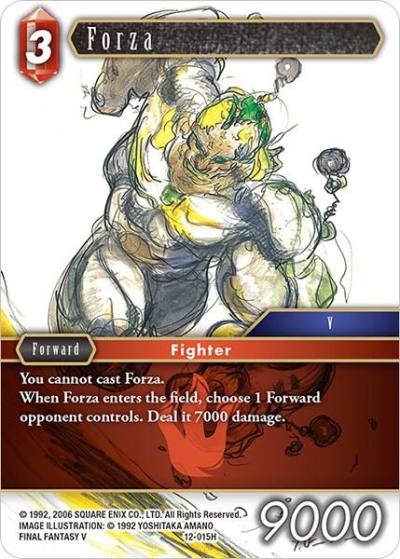 Forza 12-015H Opus XII Final Fantasy card