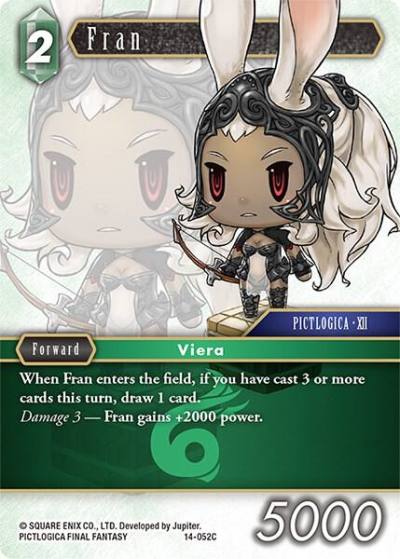 Fran 14-052C Opus XIV: Crystal Abyss Final Fantasy card