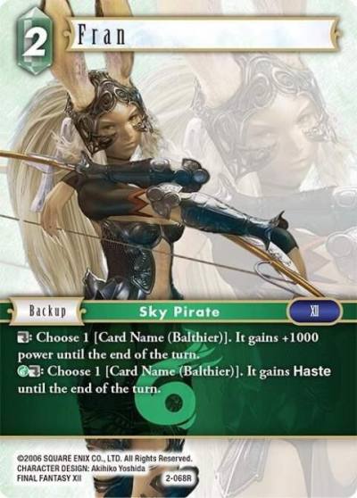 Fran 2-068R Opus II Final Fantasy card