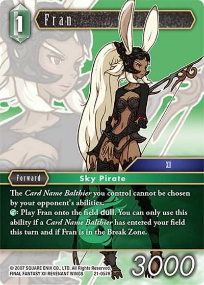 Fran 21-057R Beyond Destiny Final Fantasy card