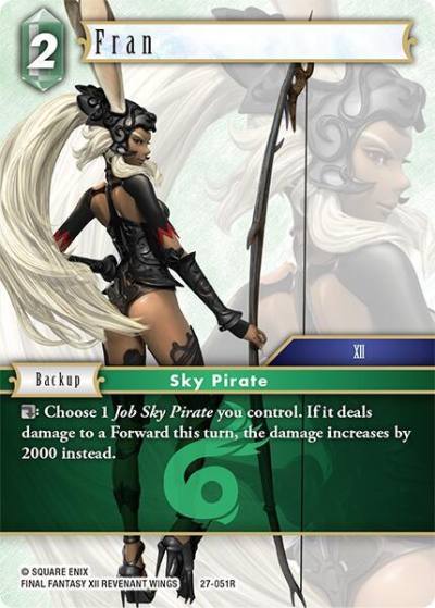 Fran 27-051R Journey of discovery Final Fantasy card
