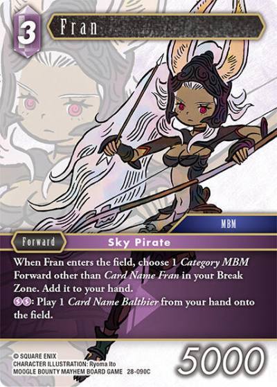 Fran 28-090C Dreamlike Oceans Final Fantasy card