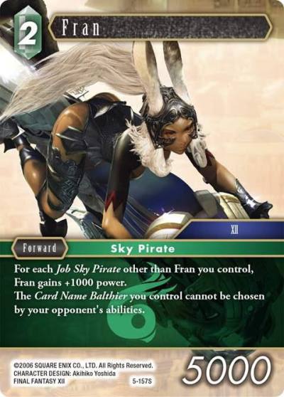Fran 5-157S Opus V Final Fantasy card