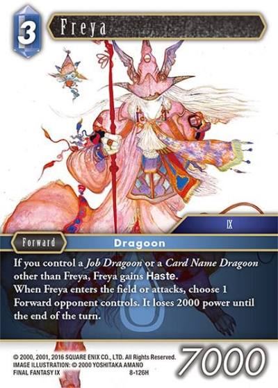 Freya 8-126H Opus VIII Final Fantasy card