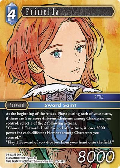 Frimelda 23-107L Hidden Trials Final Fantasy card