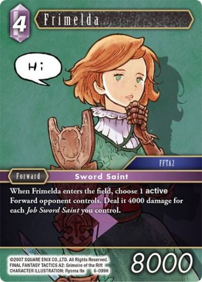 Frimelda 6-099H Opus VI Final Fantasy card