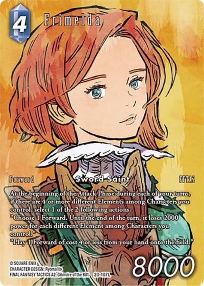 Frimelda Full Art 23-107L Hidden Trials Final Fantasy card