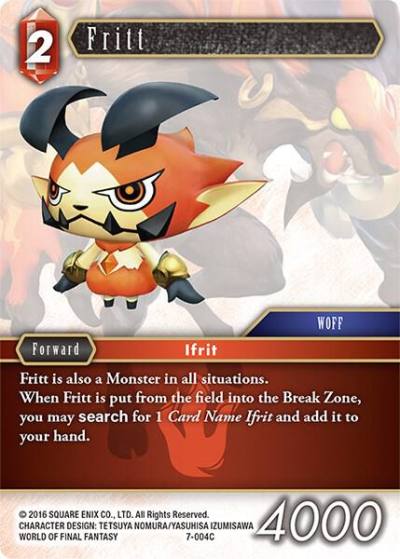 Fritt 7-004C Opus VII Final Fantasy card