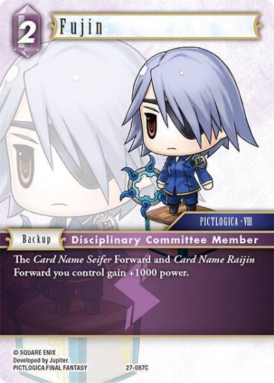 Fujin 27-087C Journey of discovery Final Fantasy card