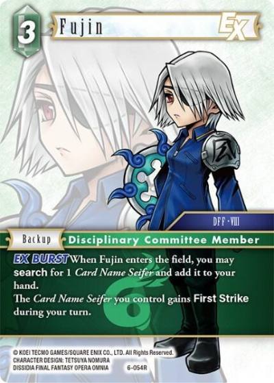 Fujin 6-054R Opus VI Final Fantasy card
