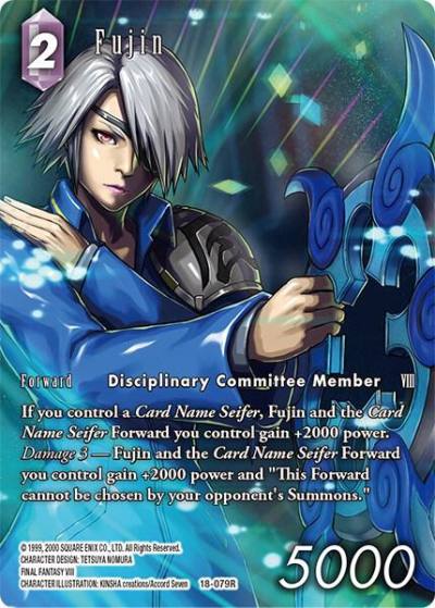 Fujin Full Art 18-079R Resurgence of Power Final Fantasy card