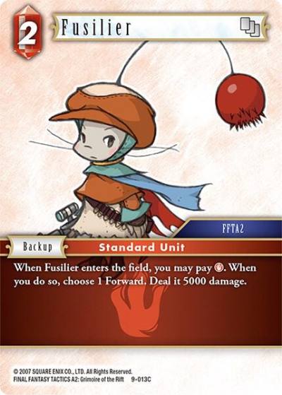 Fusilier 9-013C Opus IX Final Fantasy card